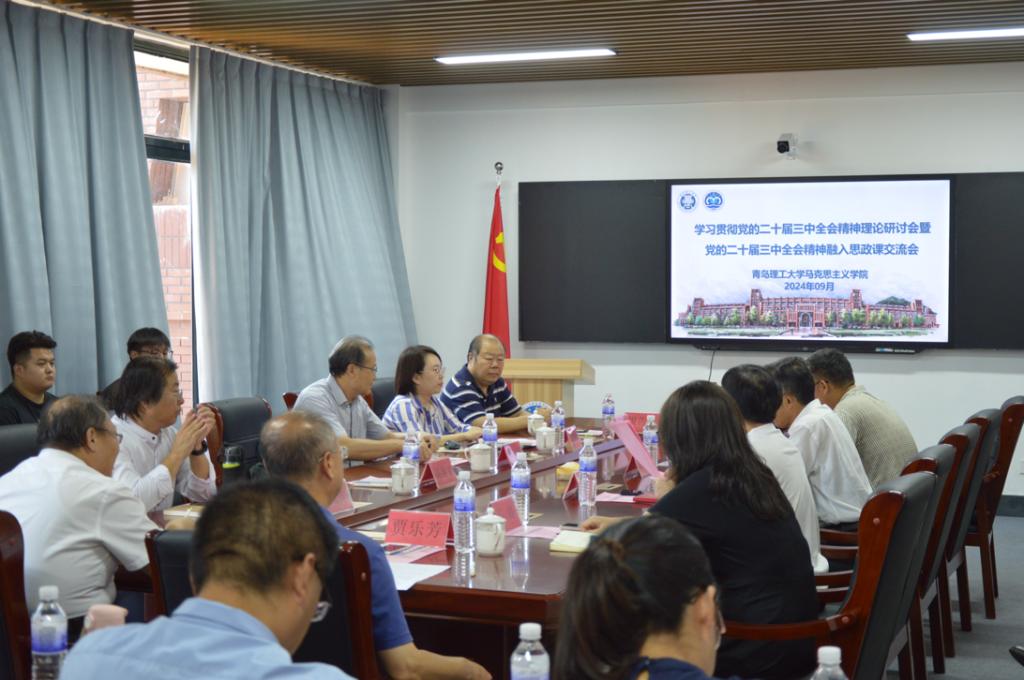 我院召开学习贯彻党的二十届三中全会精神理论研讨会暨党的二十届三中全会精神融入思政课交流会